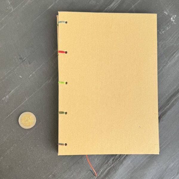 Notizbuch DIN A5 mit Motiv "Kraftpapier blanko"