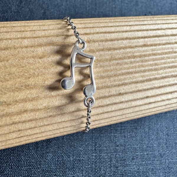 Armband mit Achtelnoten Anhänger