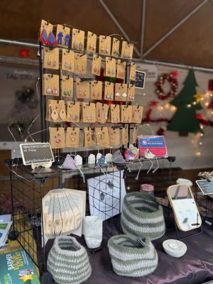 Tal Hütte 4.12.25_1 StitchWeaveSmile Stand Tal Hütte Weihnachtsmarkt Wuppertal Barmen 4.12.25