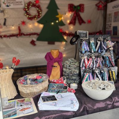 Tal Hütte 4.12.25_3 StitchWeaveSmile Stand Tal Hütte Weihnachtsmarkt Wuppertal Barmen 4.12.25