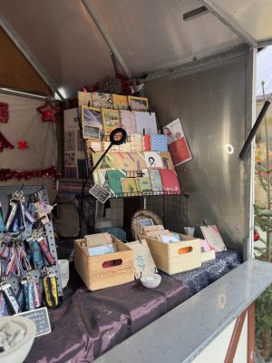 Tal Hütte 4.12.25_4 StitchWeaveSmile Stand Tal Hütte Weihnachtsmarkt Wuppertal Barmen 4.12.25