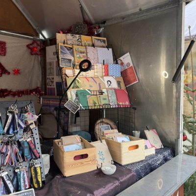 Tal Hütte 4.12.25_4 StitchWeaveSmile Stand Tal Hütte Weihnachtsmarkt Wuppertal Barmen 4.12.25