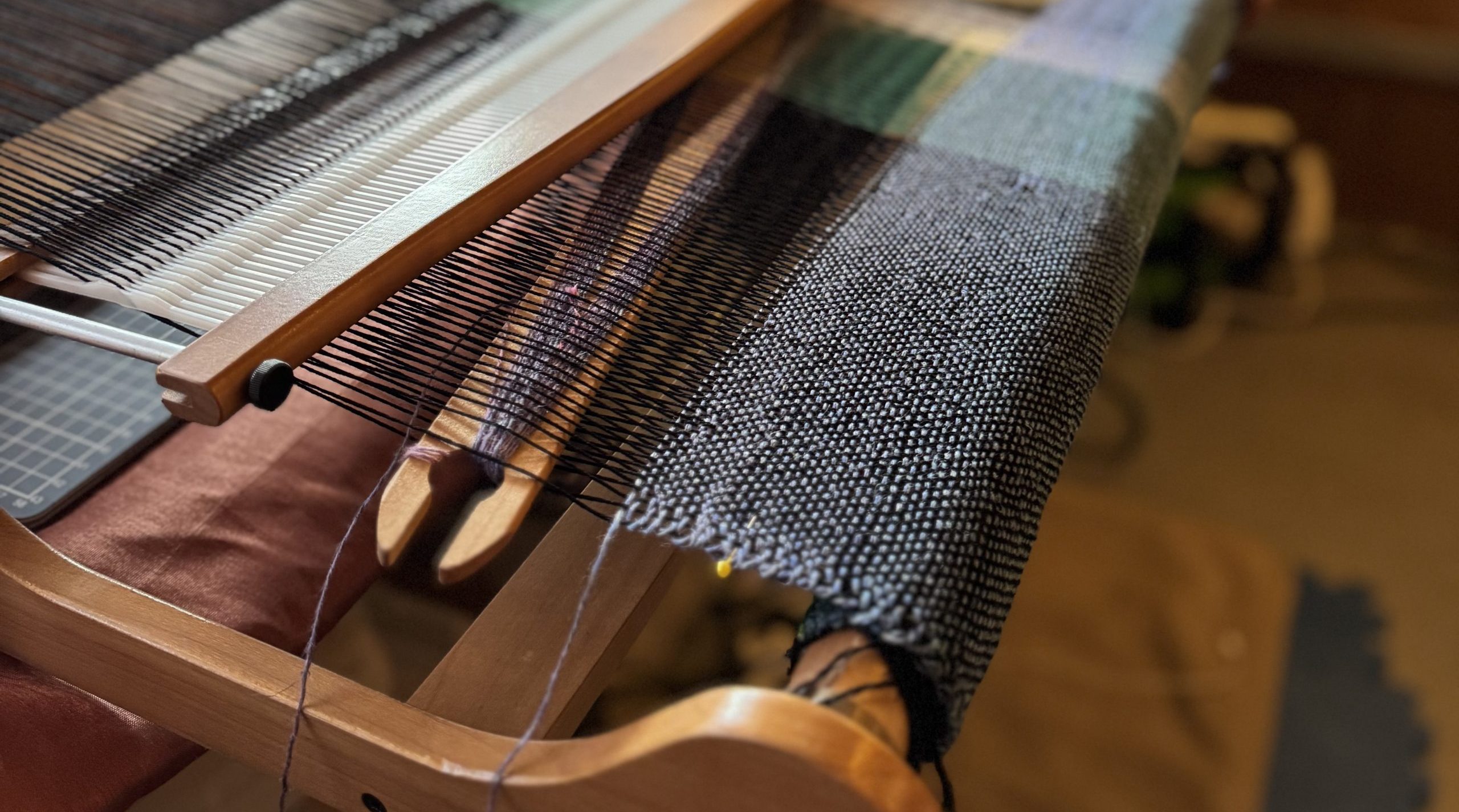 Webrahmen am Weihnachtsmarktstand