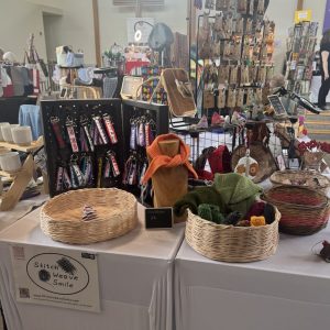 Stand StitchWeaveSmile Kunstrausch Kunsthandwerkermarkt 18.4.2026