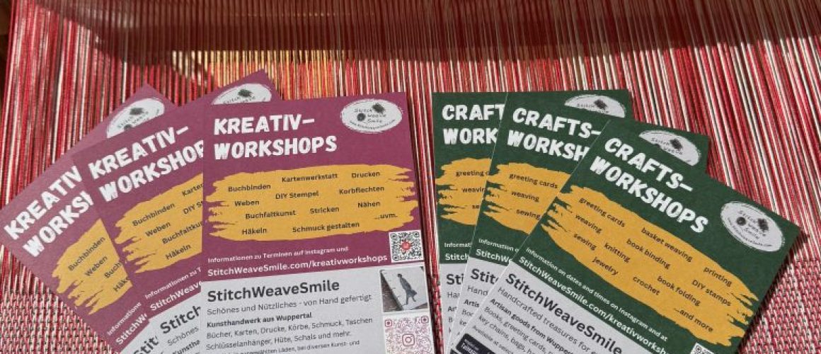 Flyer Workshops StitchWeaveSmile ©StitchWeaveSmile