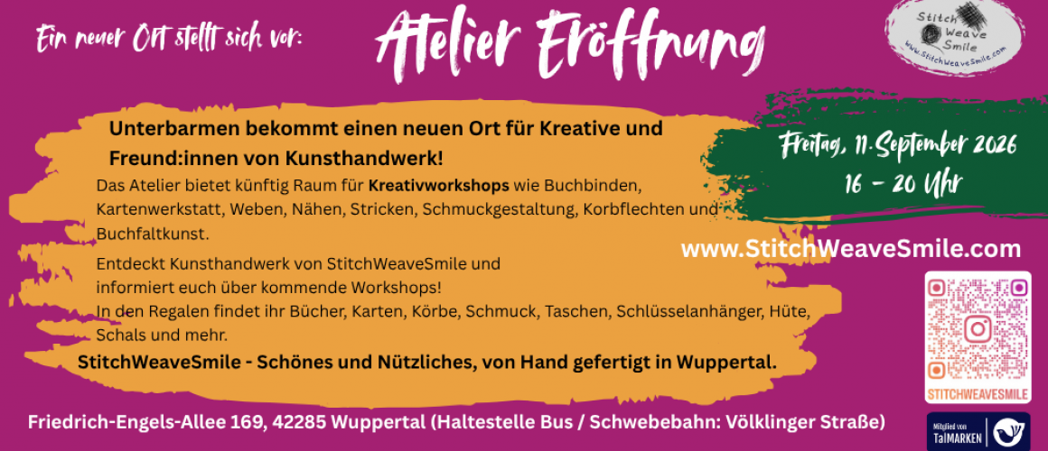 2026-08-22 Plakat Eröffnung Atelier StitchWeaveSmile (900 x 500 px)7