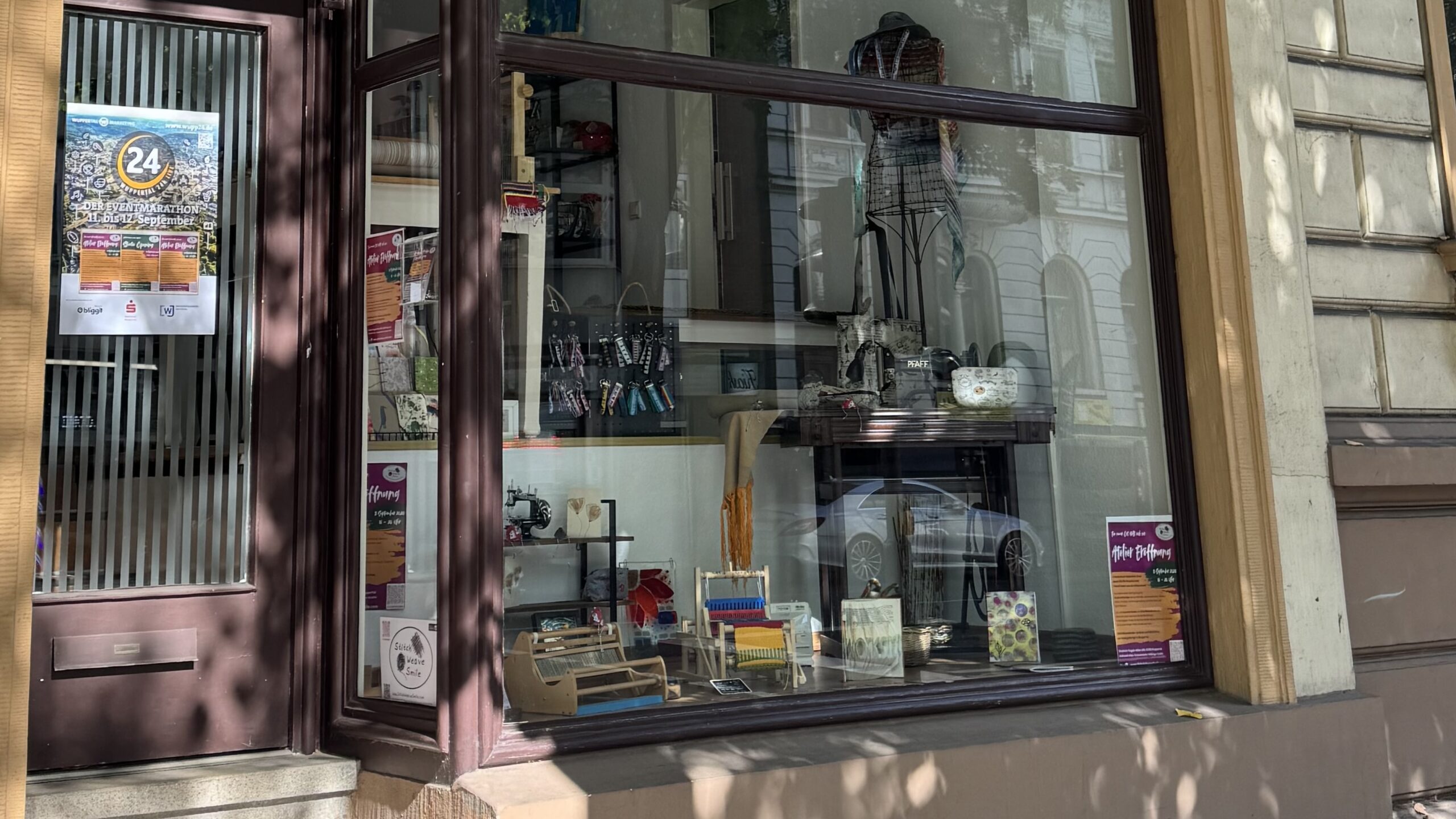 Schaufenster Atelier ©StitchWeaveSmile